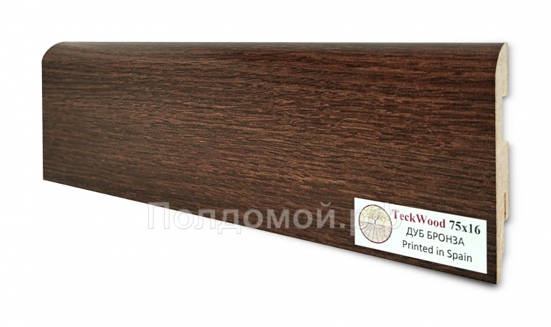 Плинтус МДФ Teckwood Дуб Бронза (Oak Bronze)