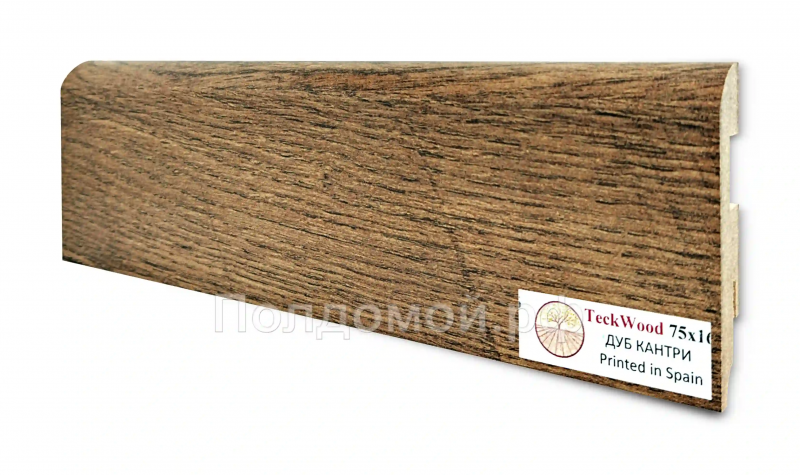 Плинтус МДФ Teckwood Дуб Кантри (Oak Country)