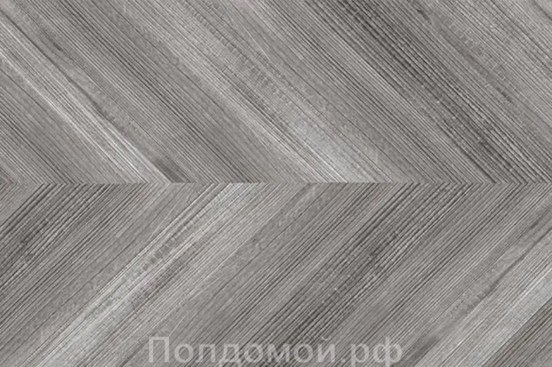 Замковое пробковое покрытие с фотопечатью Corkstyle Chevron Silver
