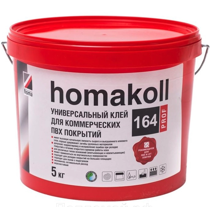Клей Для Пвх Homakoll 164 Prof 5кг