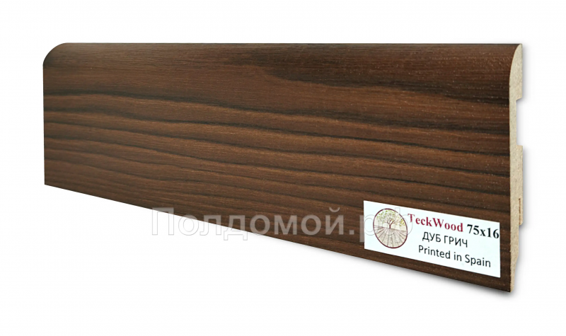 Плинтус МДФ Teckwood Дуб Грич