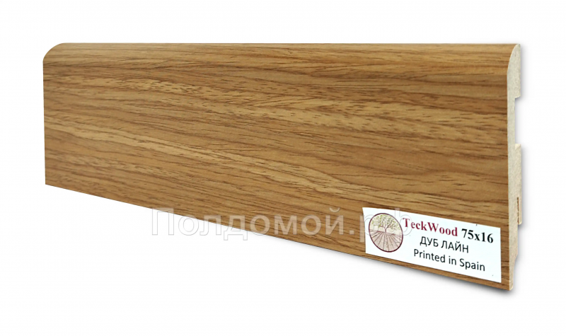 Плинтус МДФ Teckwood Дуб Лайн