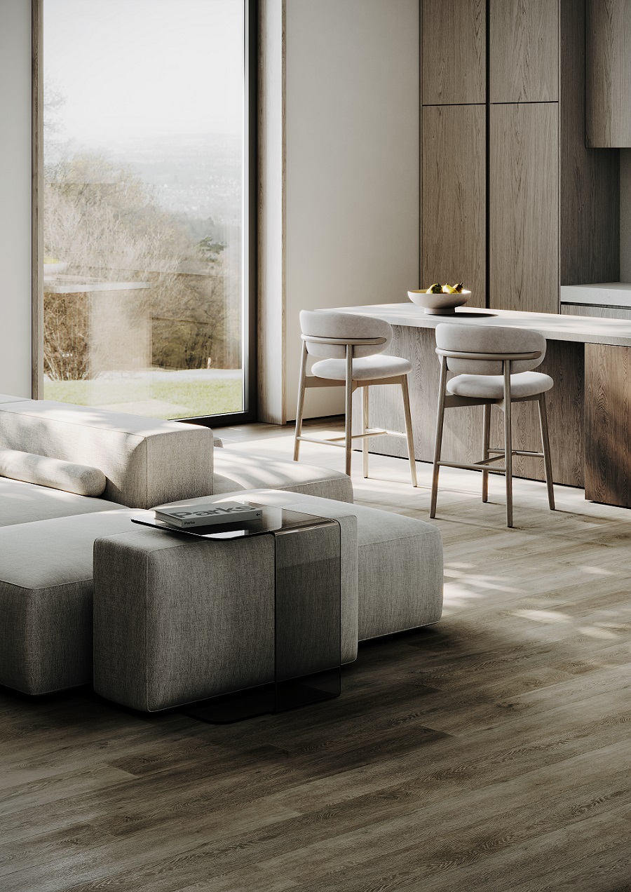 Кварц-виниловый ламинат Fargo Bevel 50-7009-7 Дуб Мустанг