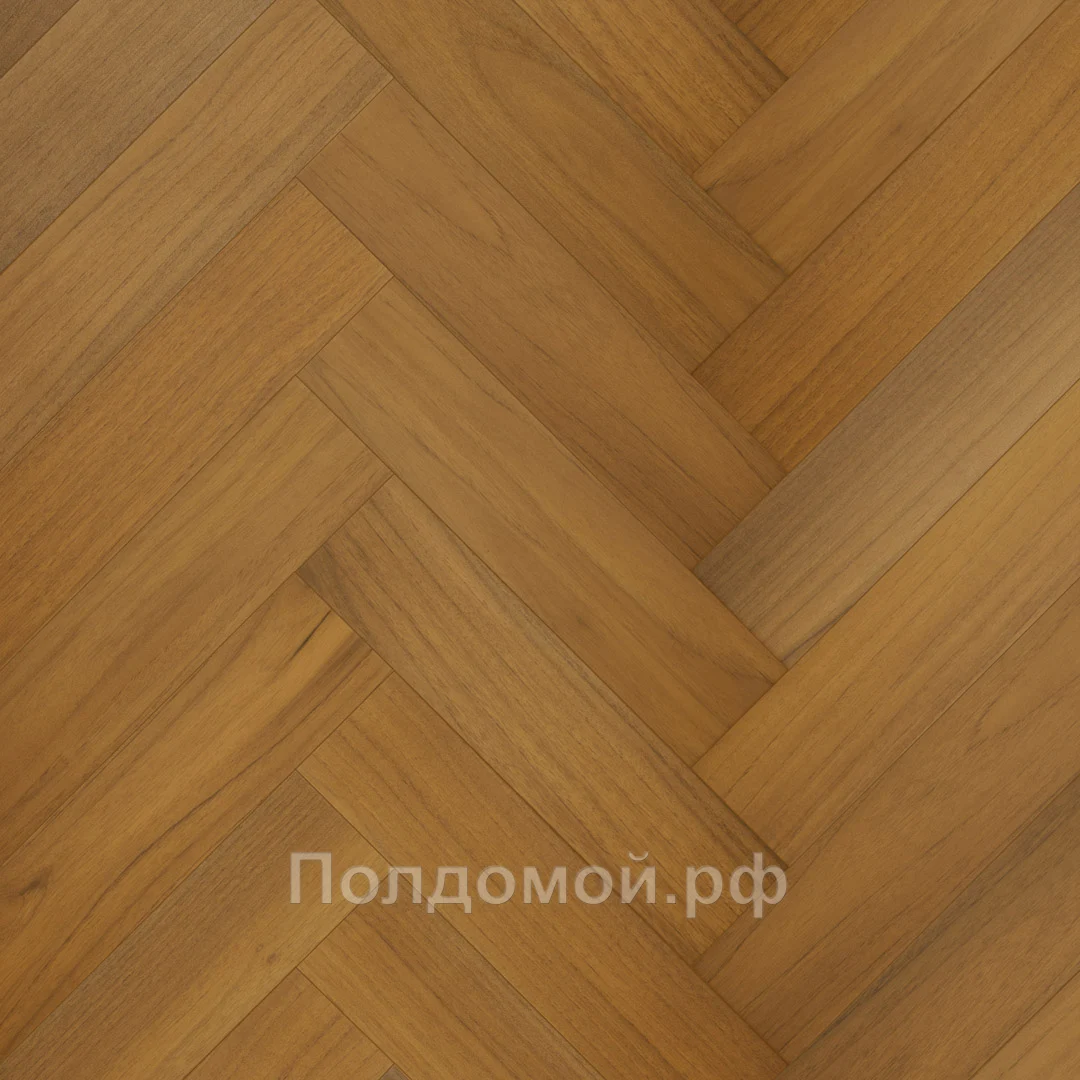 Кварц-виниловый паркет Quartz Parquet 44-400-71 Тик Южноамериканский Глянец