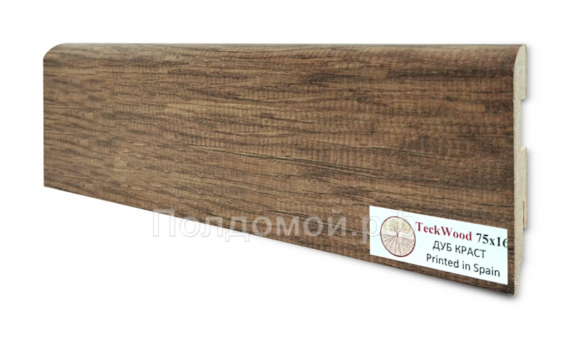 Плинтус МДФ Teckwood Дуб Краст (Oak Crust)