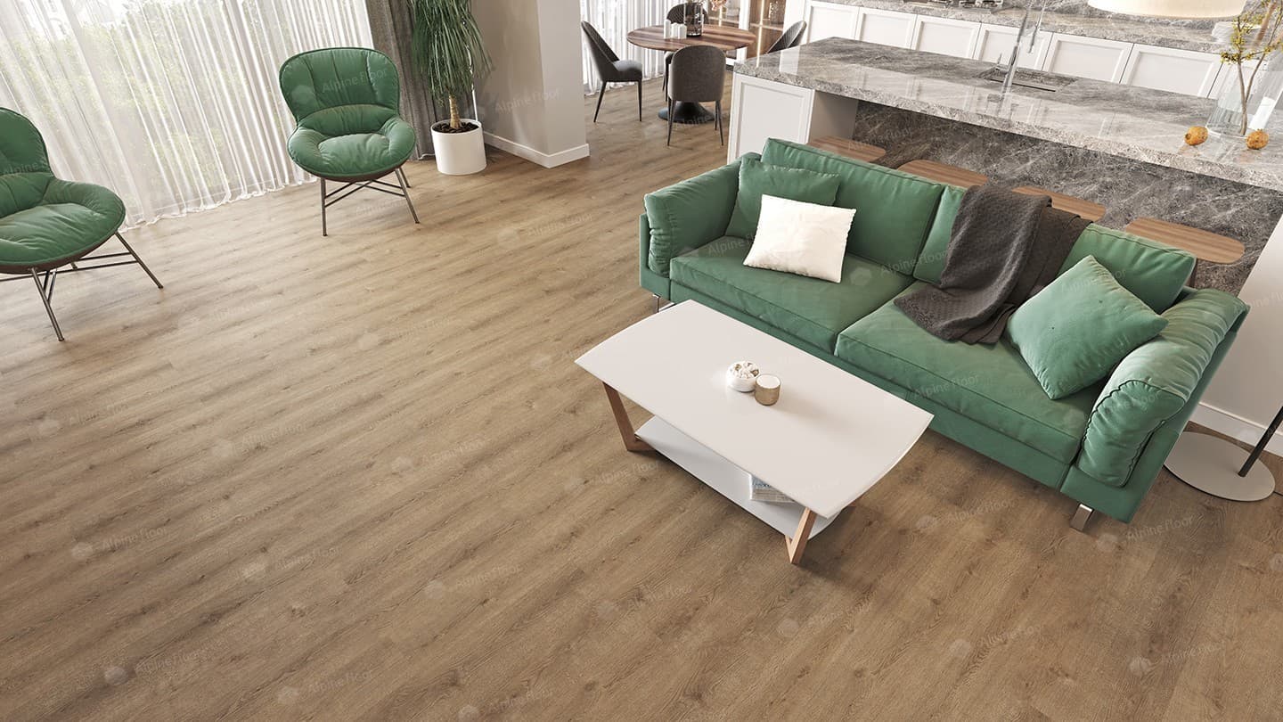 Кварц-виниловая плитка Alpine Floor Ларгетто Eco 14-3