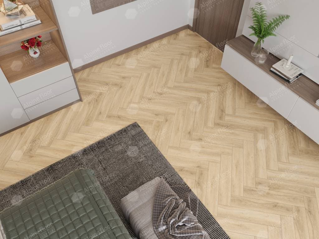 Кварц-виниловая плитка Alpine Floor Дуб Ригель Eco 13-24