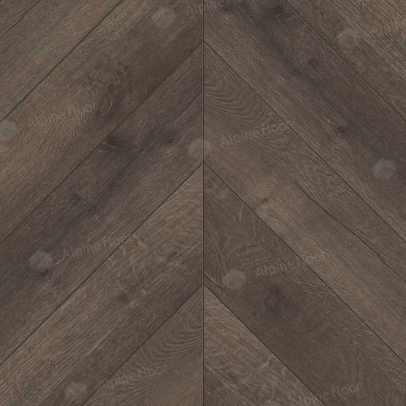 Кварц-виниловая плитка Alpine Floor Eco 18-9 Дуб Антарес Chevron