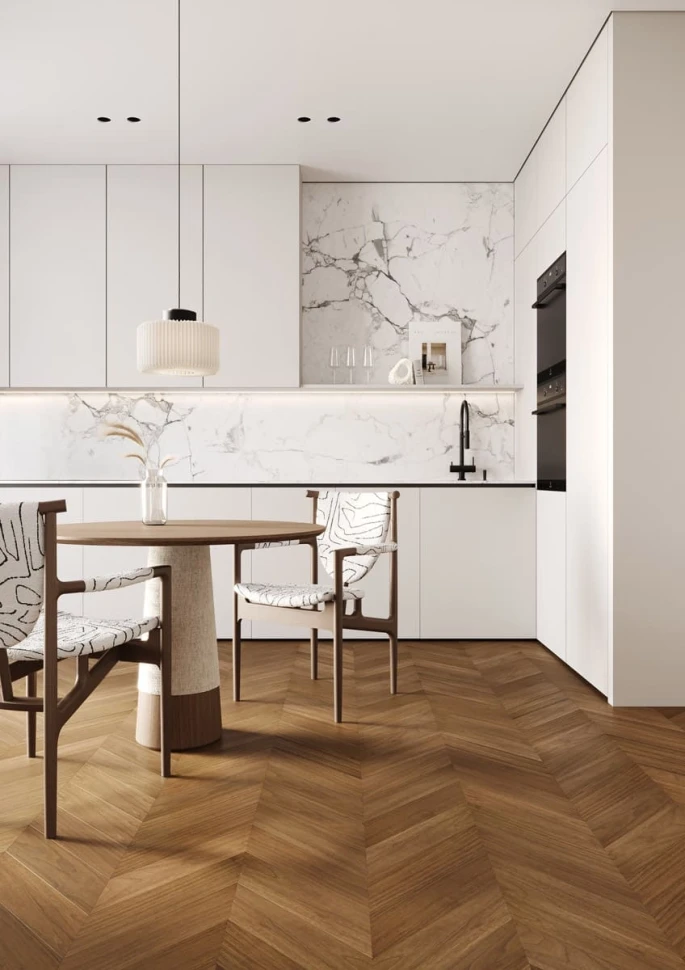 Кварц-виниловый паркет Quartz Parquet 99-400-29 Орех Американский
