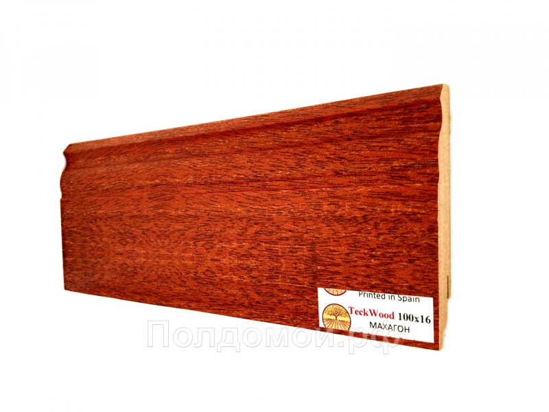 Плинтус МДФ Teckwood Махогон (Mahogany)