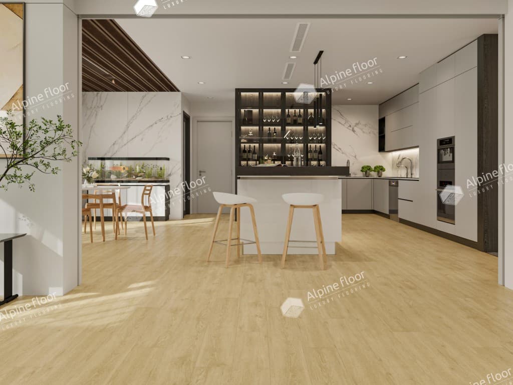 Виниловая плитка Alpine Floor Дуб Кремовый Eco 5-23