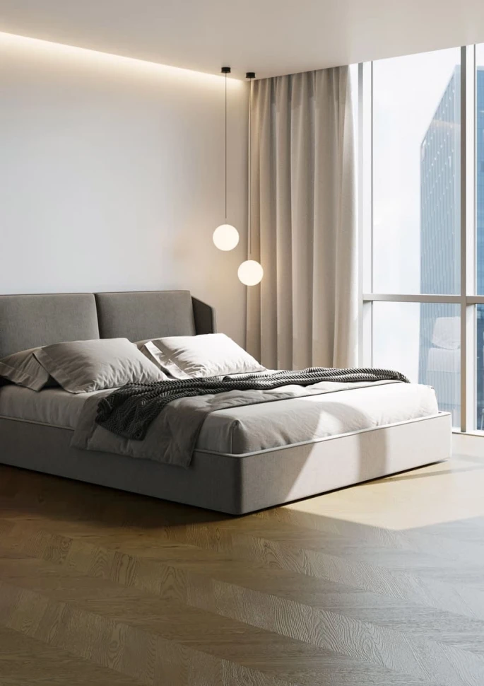 Кварц-виниловый паркет Quartz Parquet 99-1258-59 Дуб Кедровый Латте