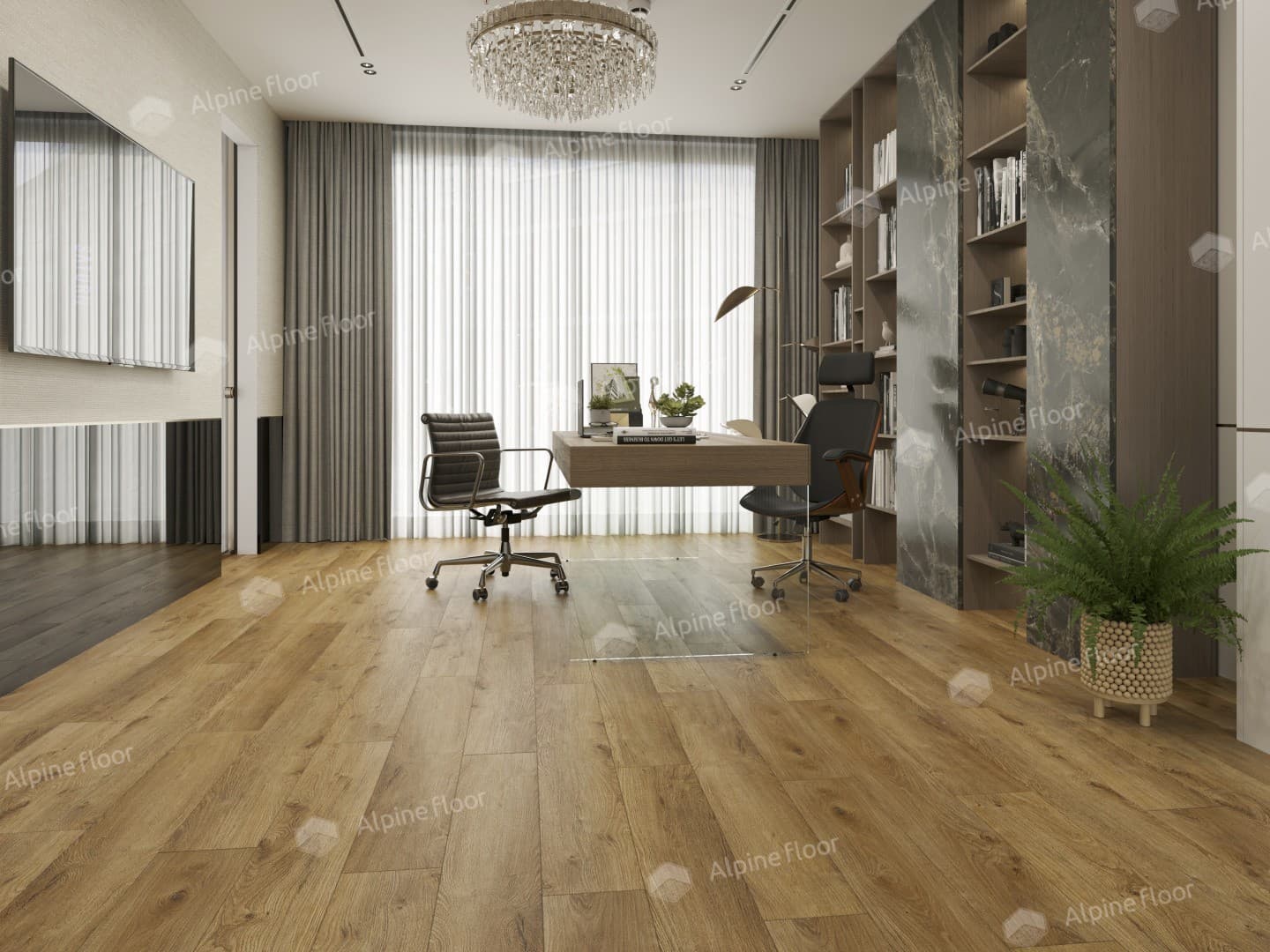 Виниловая плитка Alpine Floor Eco 3-30 Дуб Цейлонский