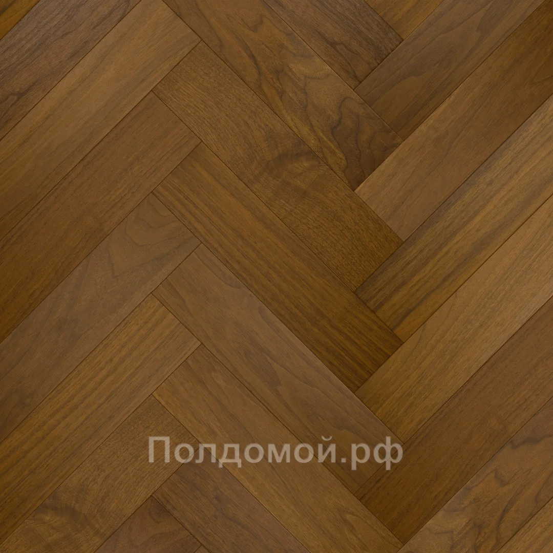 Кварц-виниловый паркет Quartz Parquet 44-400-29 Орех Американский Глянец