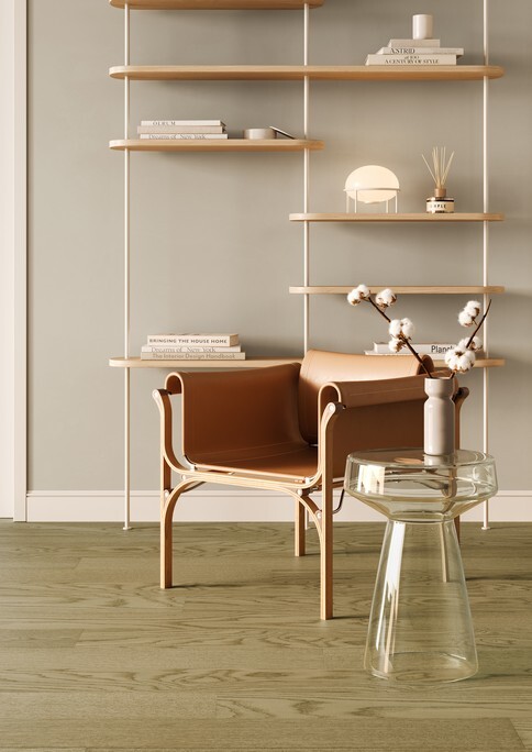 Кварц-виниловый паркет Quartz Parquet 7-1258-55 Дуб Флэт Уайт