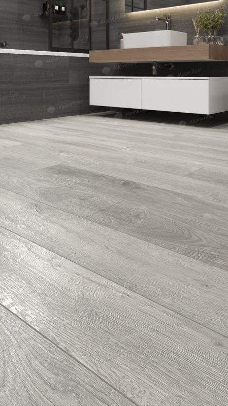 Кварц-виниловая плитка Alpine Floor Дуб Платина Eco 7-14 Aba