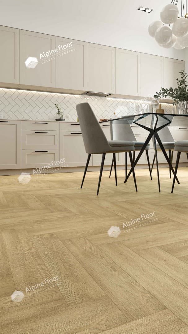 Кварц-виниловая плитка Alpine Floor Eco 19-3 Дуб Ваниль Селект