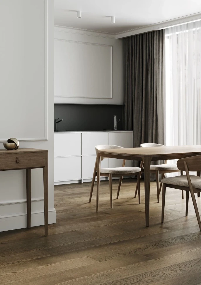 Кварц-виниловый паркет Quartz Parquet 1258-04 Дуб Амбарный