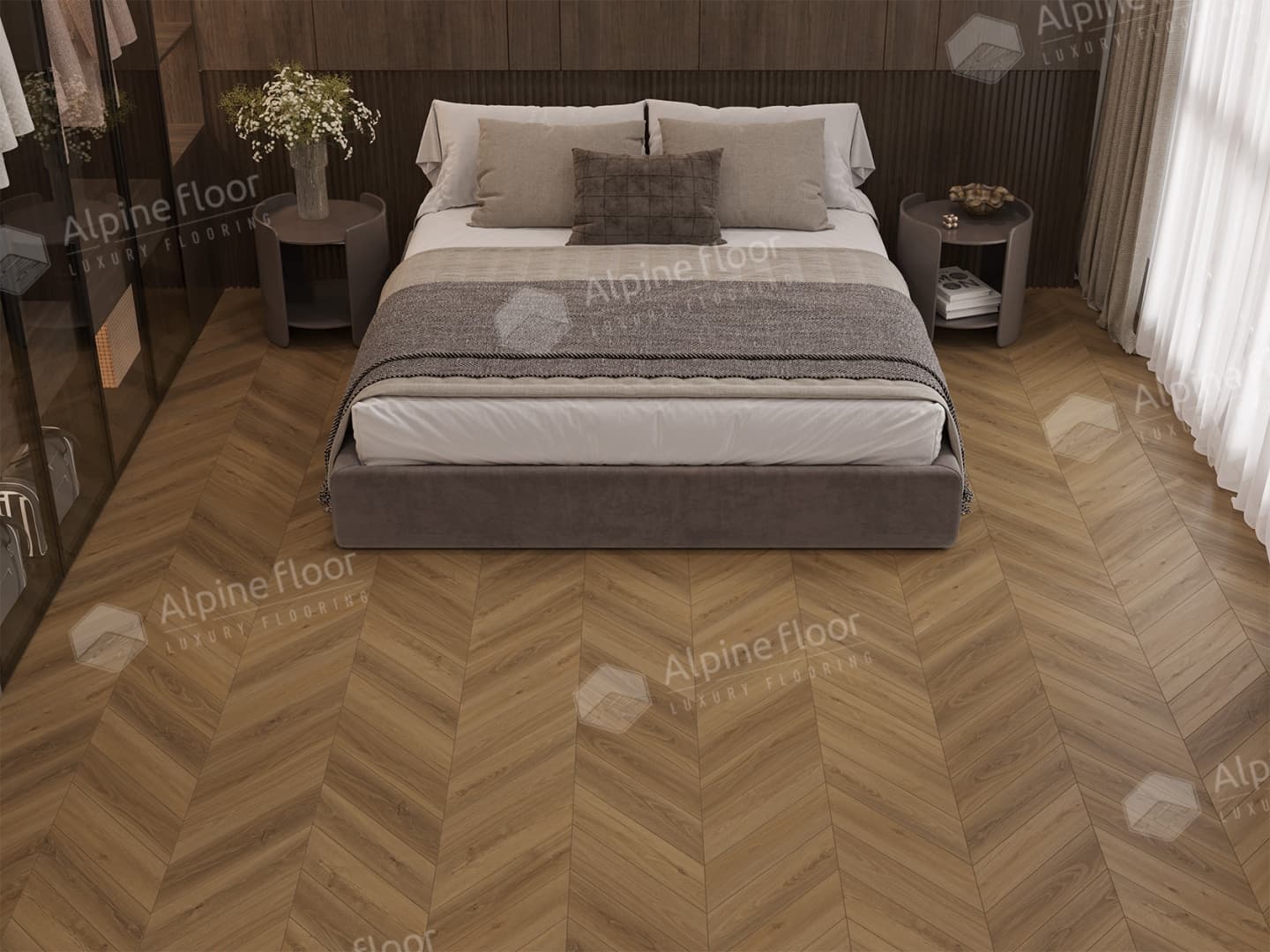 Ламинат Alpine Floor LF109-07 Дуб Тибет
