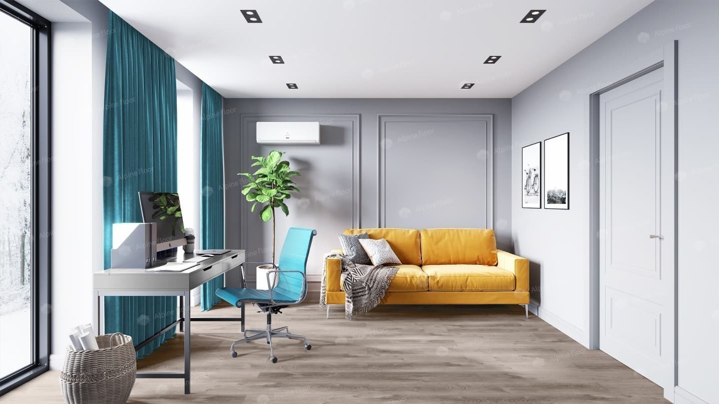 Кварц-виниловая плитка Alpine Floor Дуб Гранит Eco 7-8 Aba