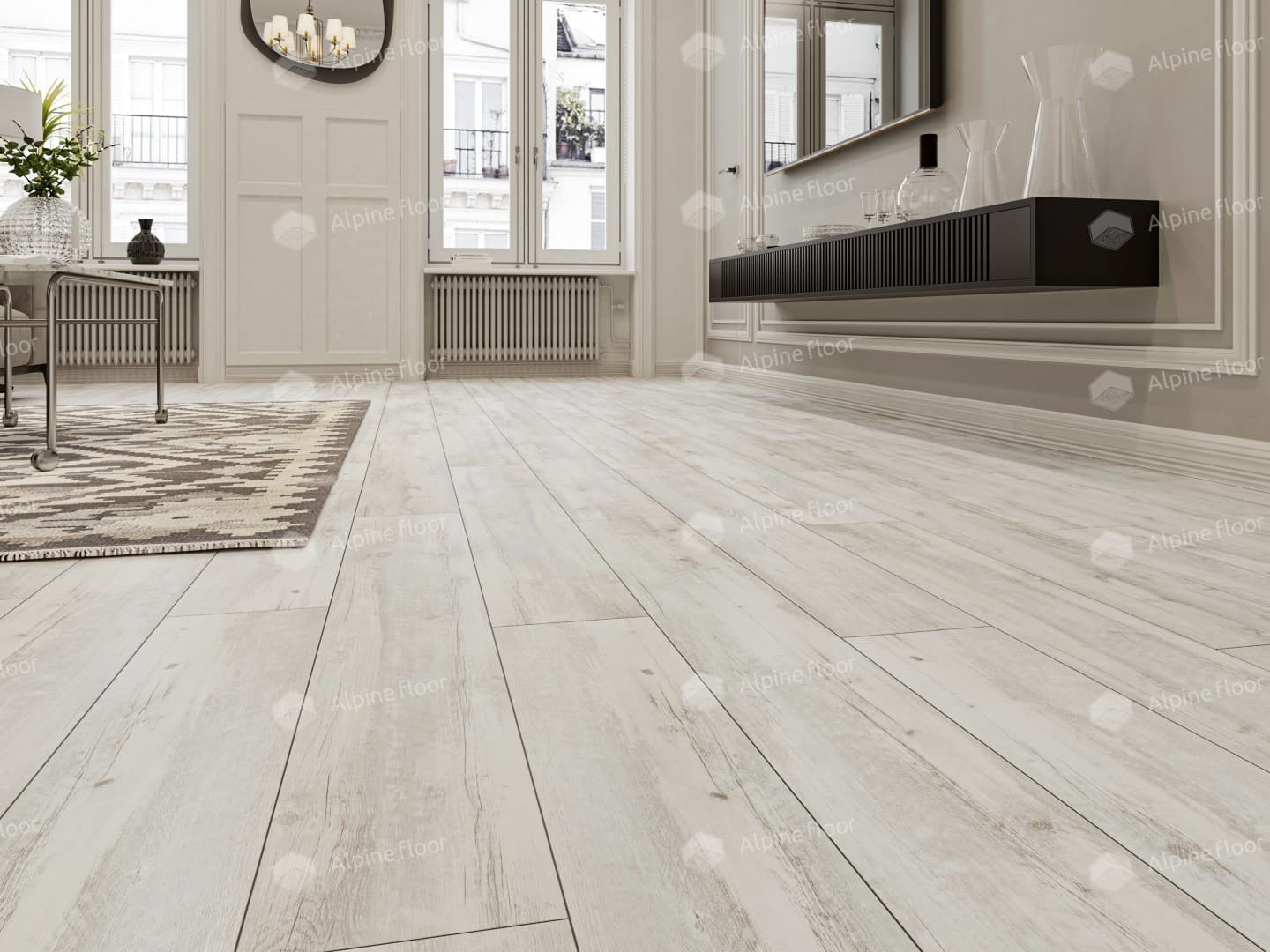 Кварц-виниловая плитка Alpine Floor Eco 107-8 Mc Акация Click