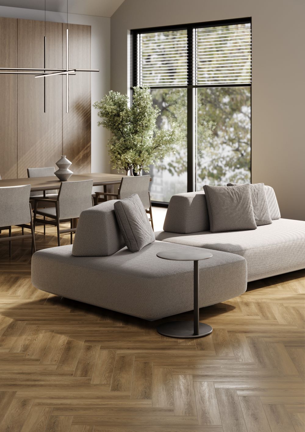 Кварц-виниловый ламинат Fargo Bevel Parquet 33-2105 Дуб Севилья