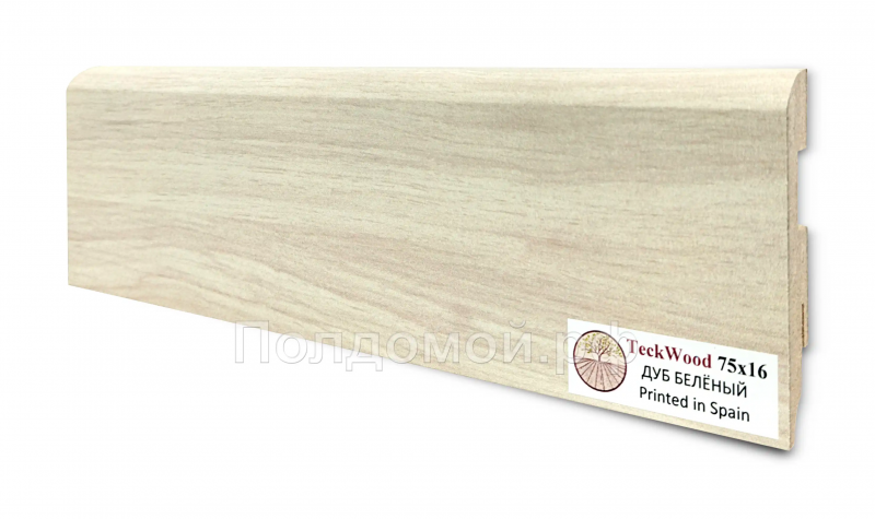 Плинтус МДФ Teckwood Дуб Беленый (White Oak)