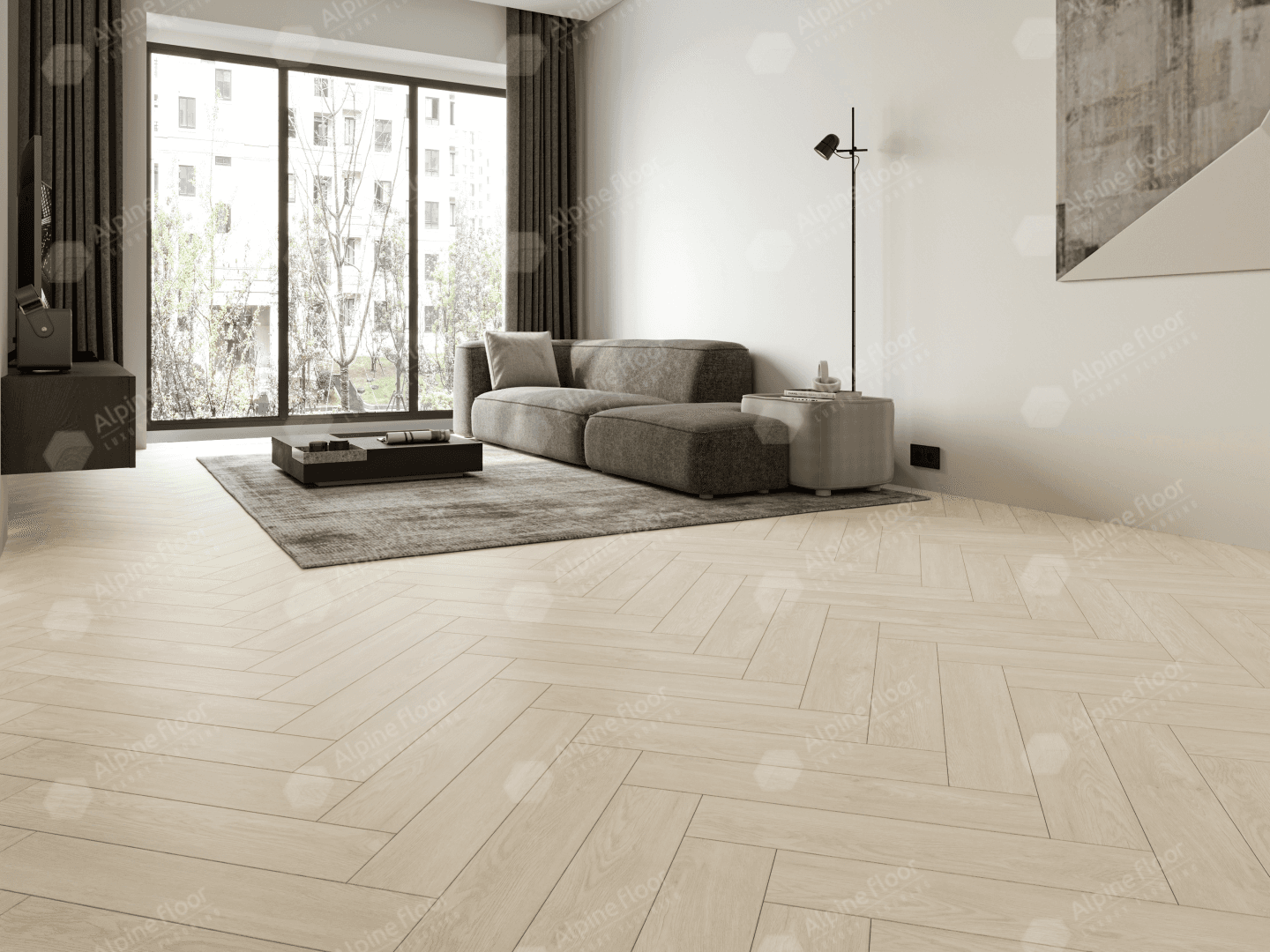 Кварц-виниловая плитка Alpine Floor Дуб Адара Eco 13-14