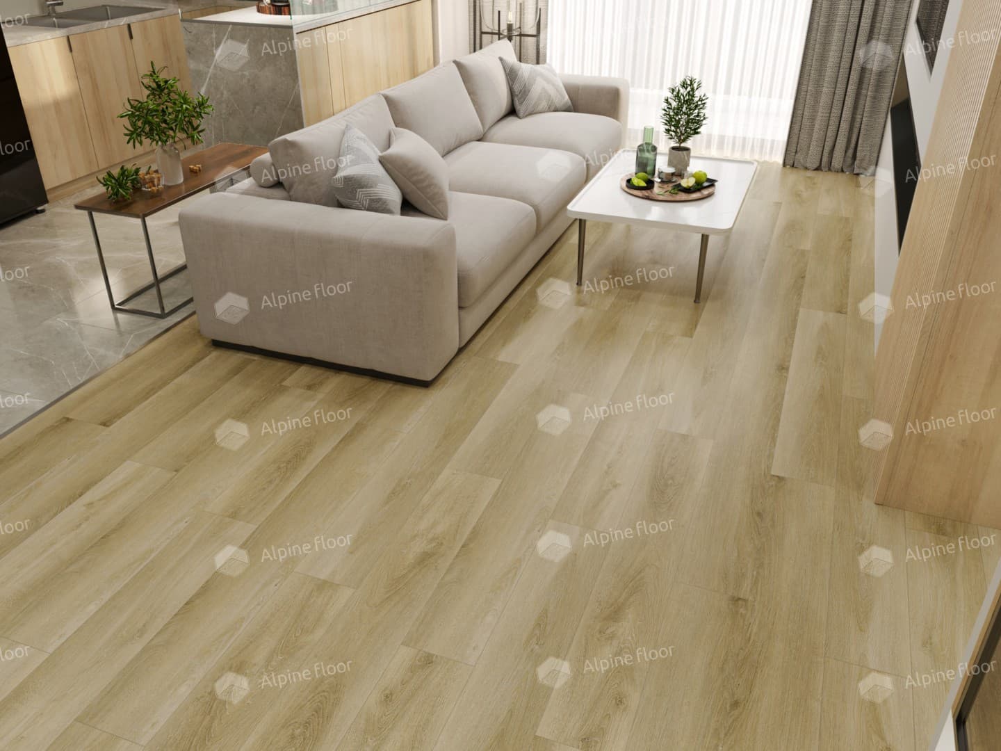 Кварц-виниловая плитка Alpine Floor Баварский Лес Eco 9-12