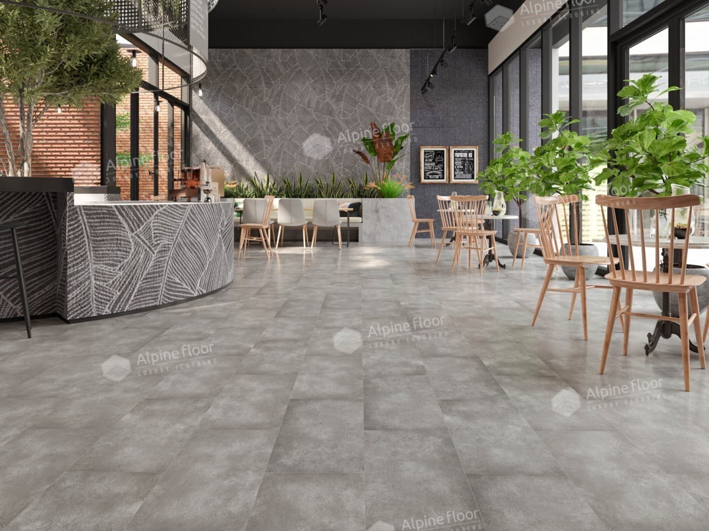 Кварц-виниловая плитка Alpine Floor Девон Eco 4-12