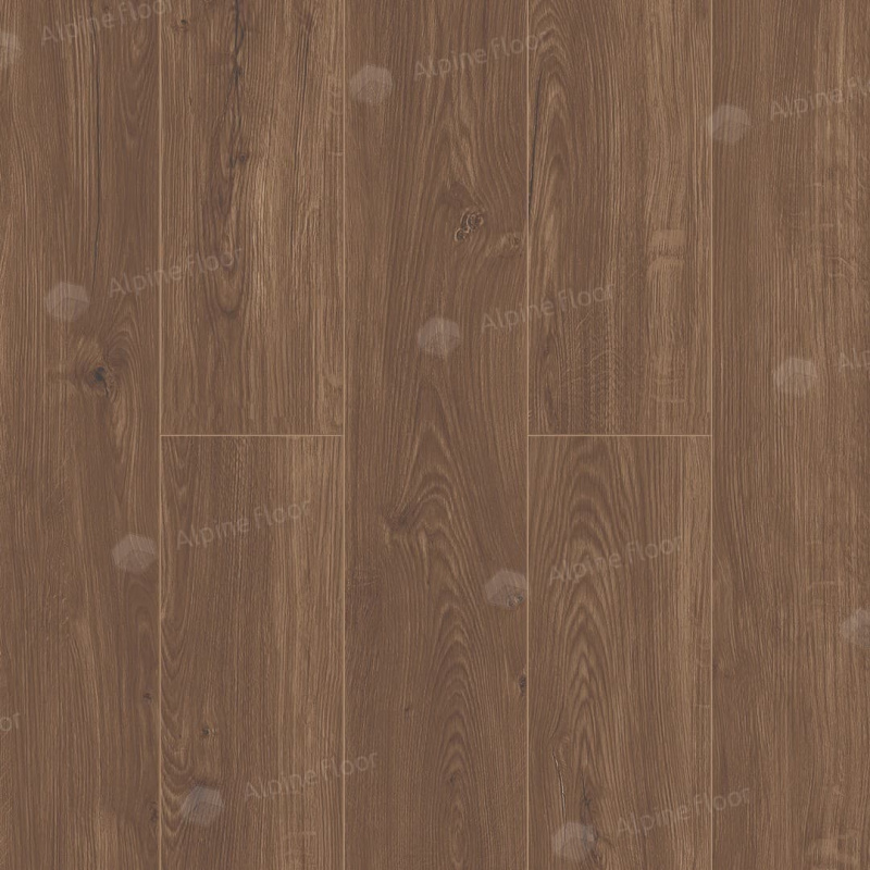Кварц-виниловая плитка Alpine Floor Секвойя Темная Есо 6-12