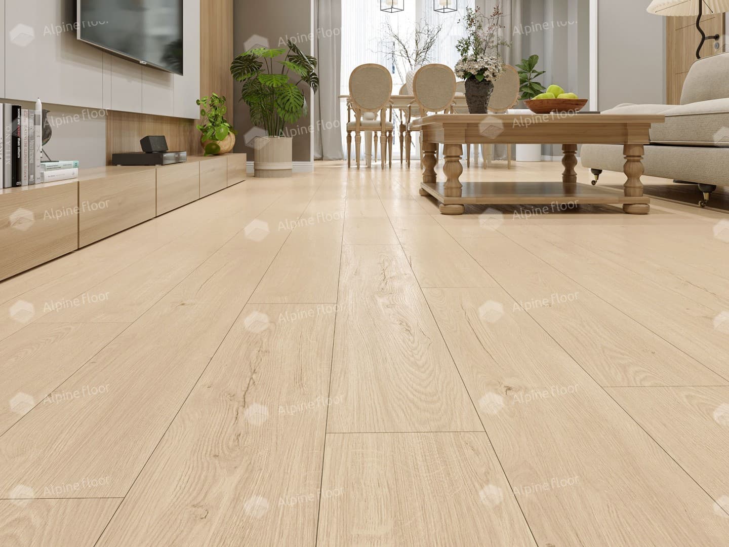 Кварц-виниловая плитка Alpine Floor Секвойя Классик Есо 6-10 Lvt