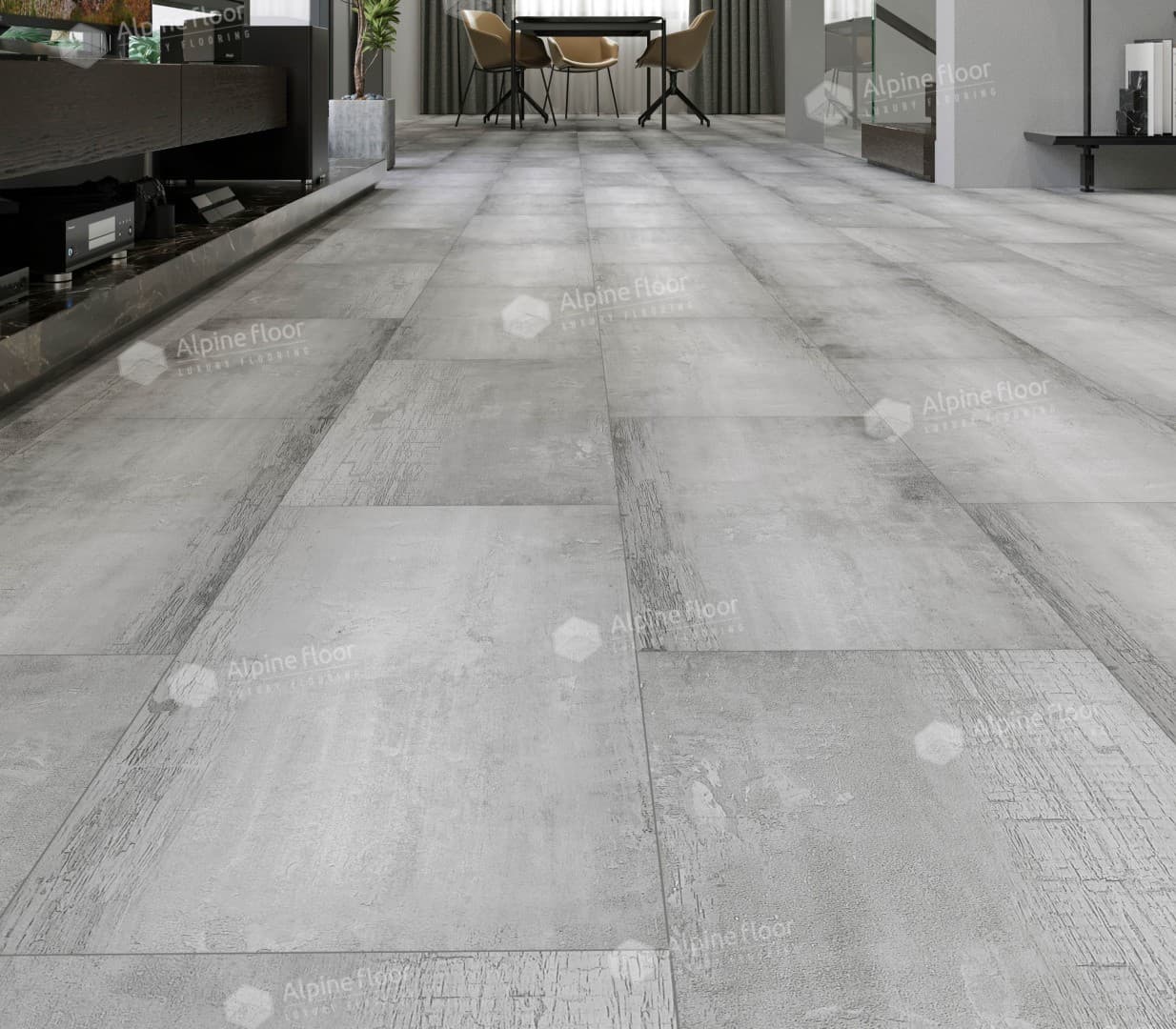 Кварц-виниловая плитка Alpine Floor Корнуолл Eco 4-10