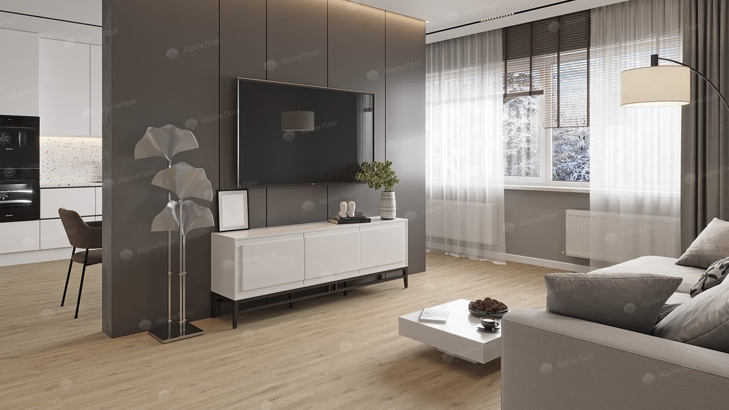 Кварц-виниловая плитка Alpine Floor Анданте Eco 14-10