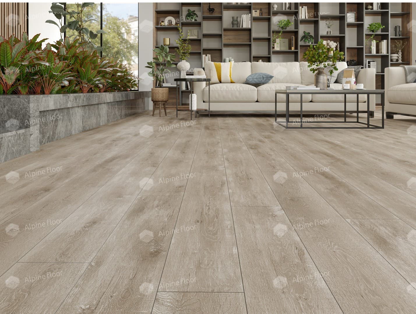 Виниловая плитка Alpine Floor Дуб Медовый Eco 5-17