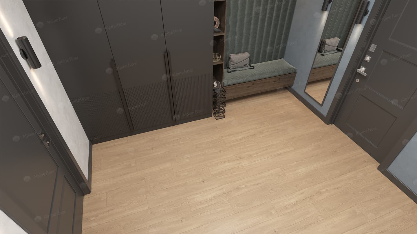 Кварц-виниловая плитка Alpine Floor Секвойя Натуральная Есо 6-9 Lvt
