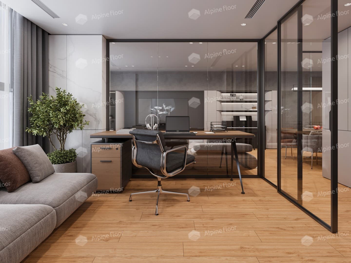 Кварц-виниловая плитка Alpine Floor Eco 162-7 Mc Дуб Классический