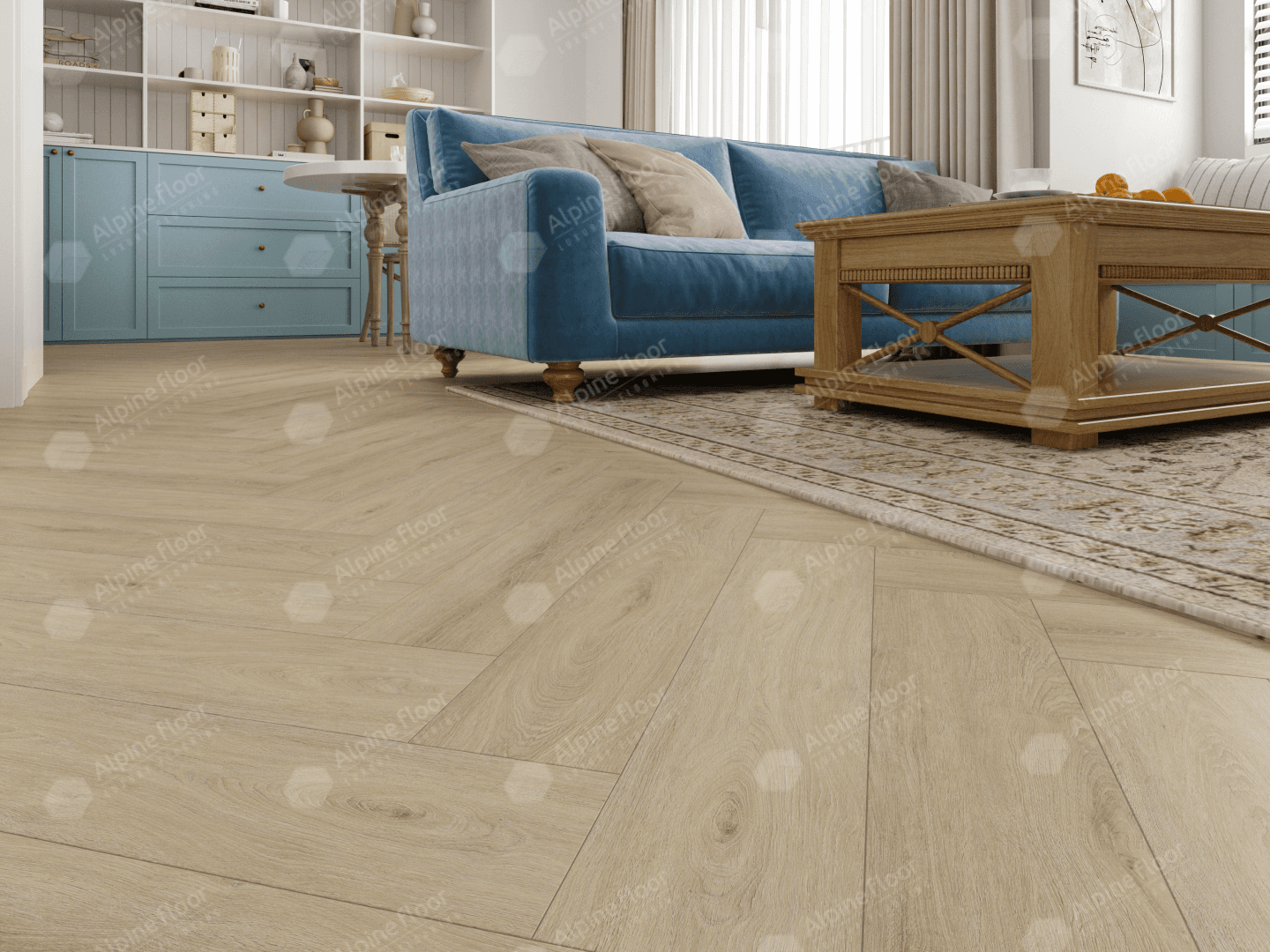 Кварц-виниловая плитка Alpine Floor Дуб Денеб Eco 13-25