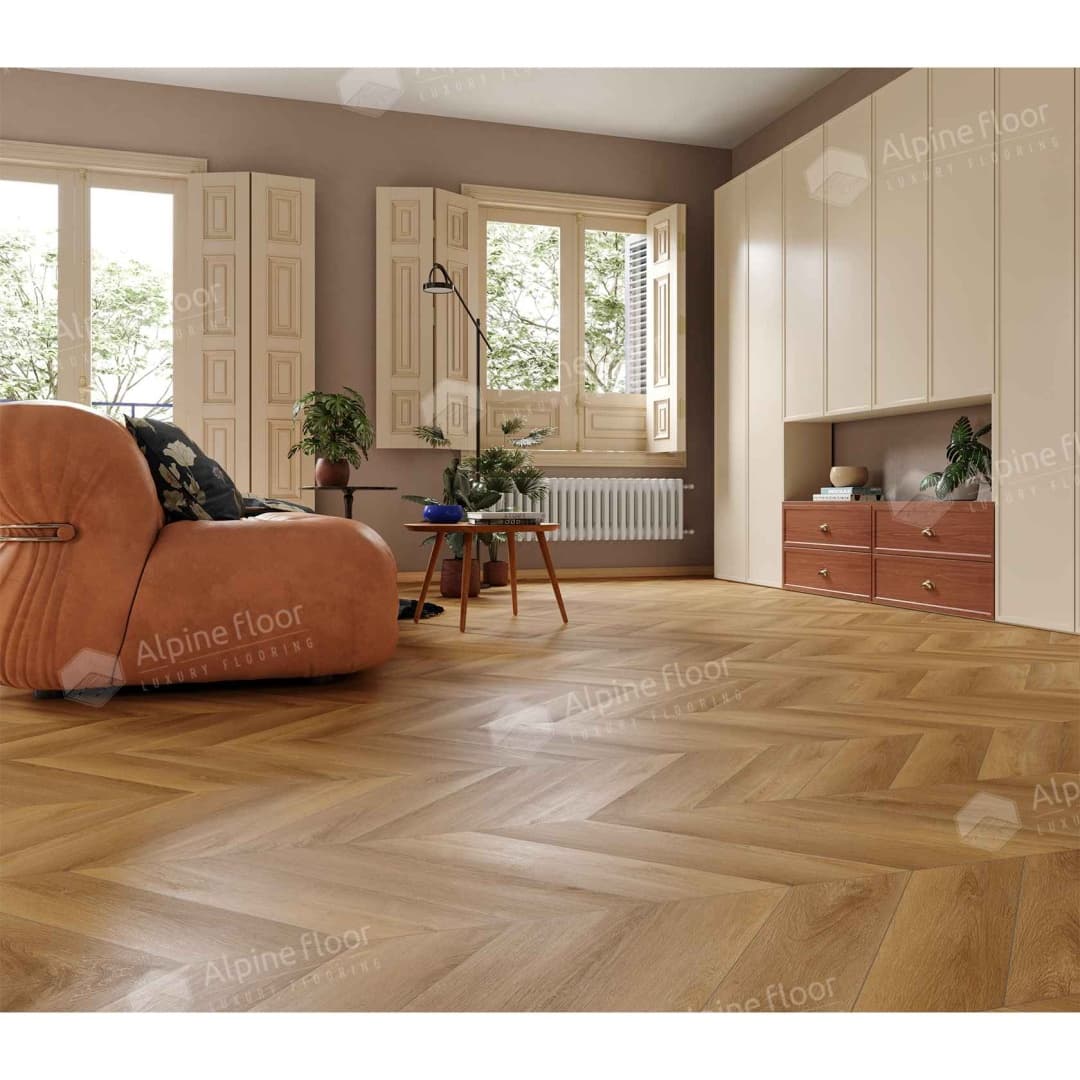 Кварц-виниловая плитка Alpine Floor Eco 18-18 Баварский Лес Chevron