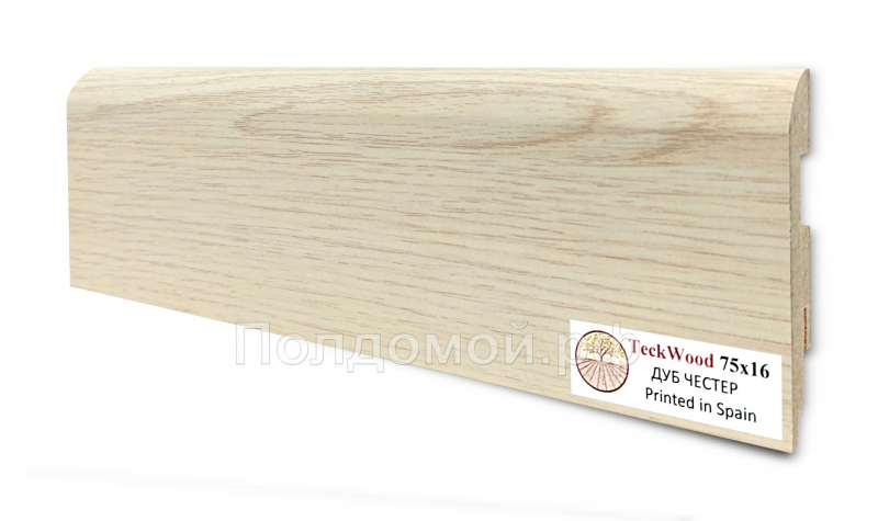 Плинтус МДФ Teckwood Дуб Честер