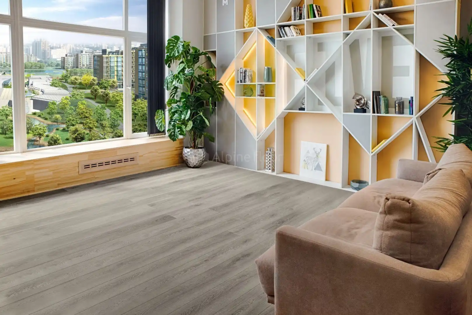 Кварц-виниловая плитка Alpine Floor Есо 11-1501 Клауд