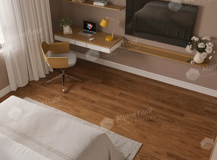 Кварц-виниловая плитка Alpine Floor Eco 22-2 Маррон