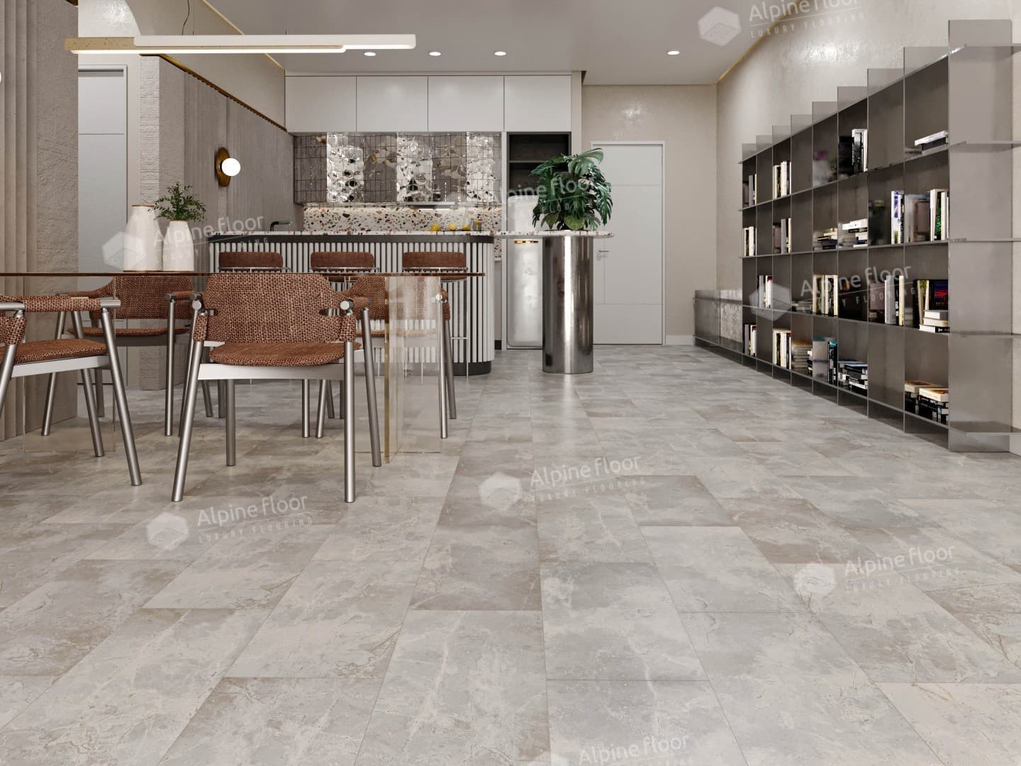 Кварц-виниловая плитка Alpine Floor Ваймеа Eco 4-15