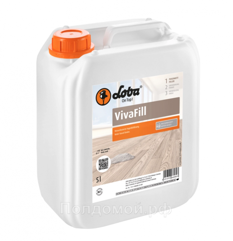 Шпатлевка Lobadur Viva Fill 5л