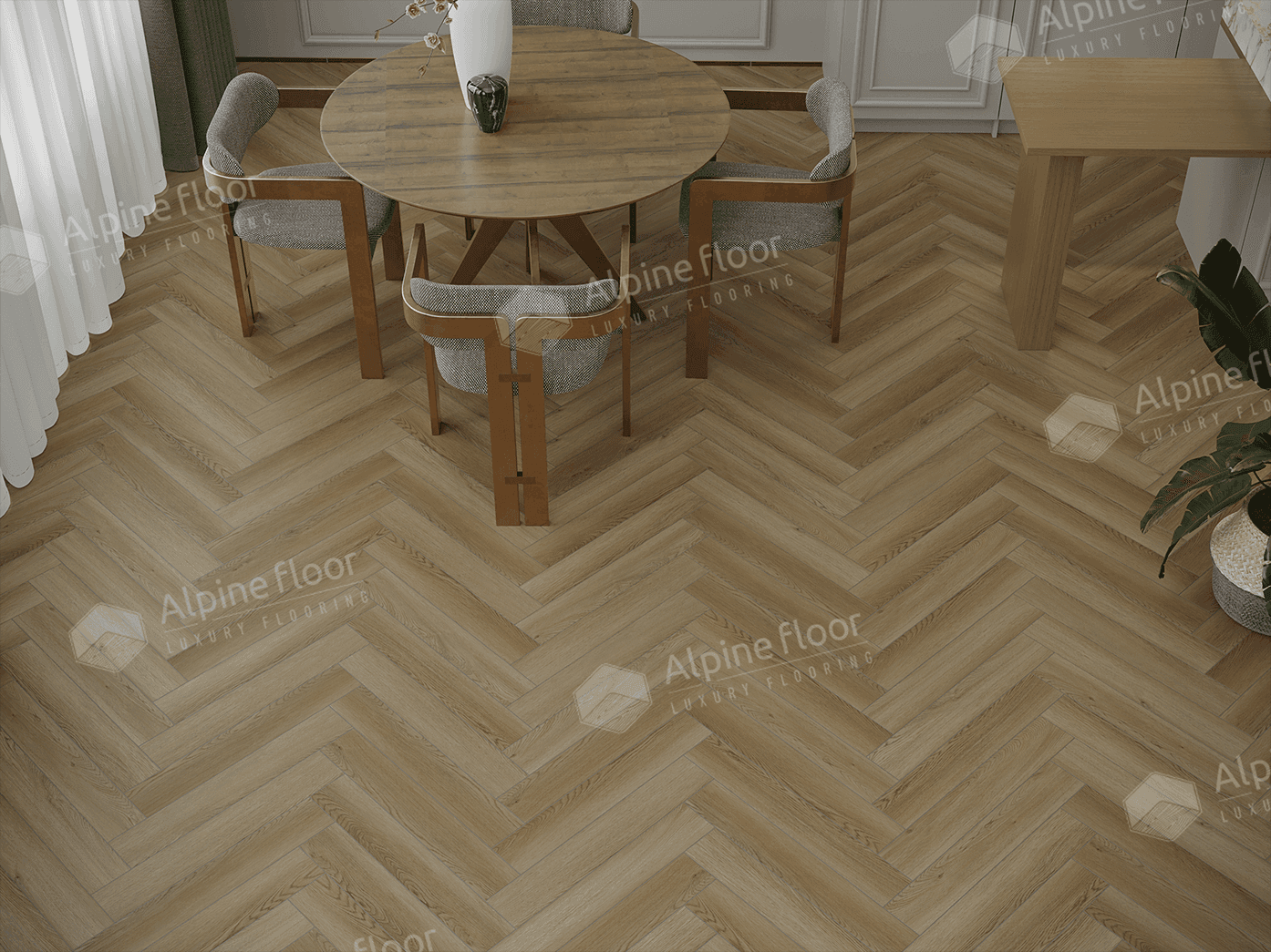 Виниловая плитка Alpine Floor Eco 16-28 Дуб Поллукс
