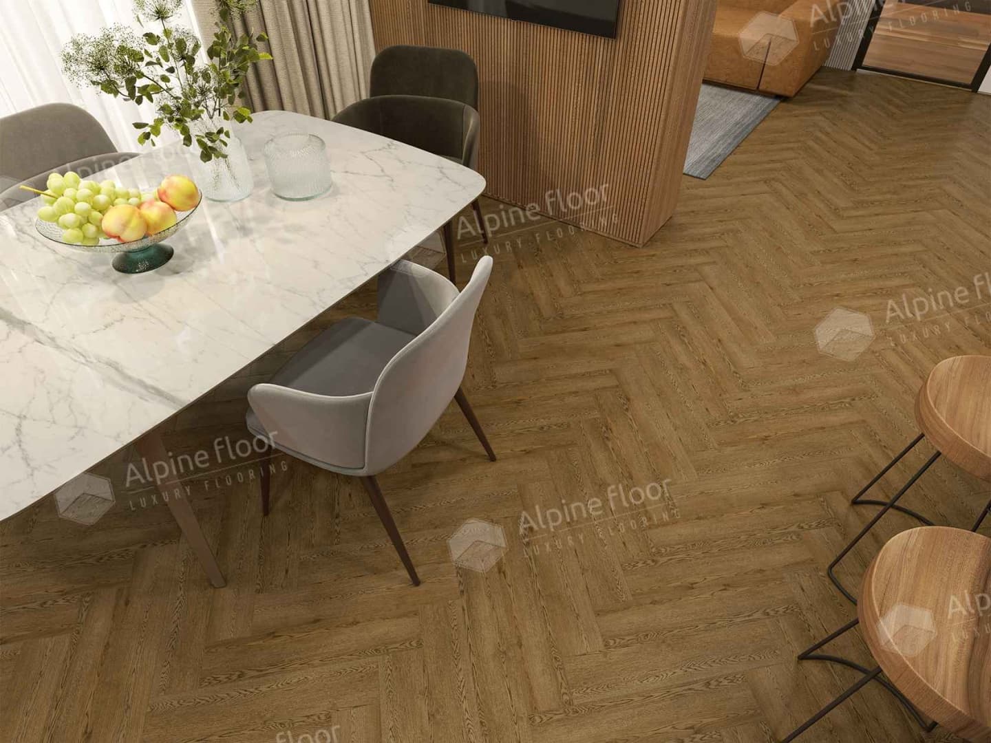 Виниловая плитка Alpine Floor Eco 16-32 Дуб Селена