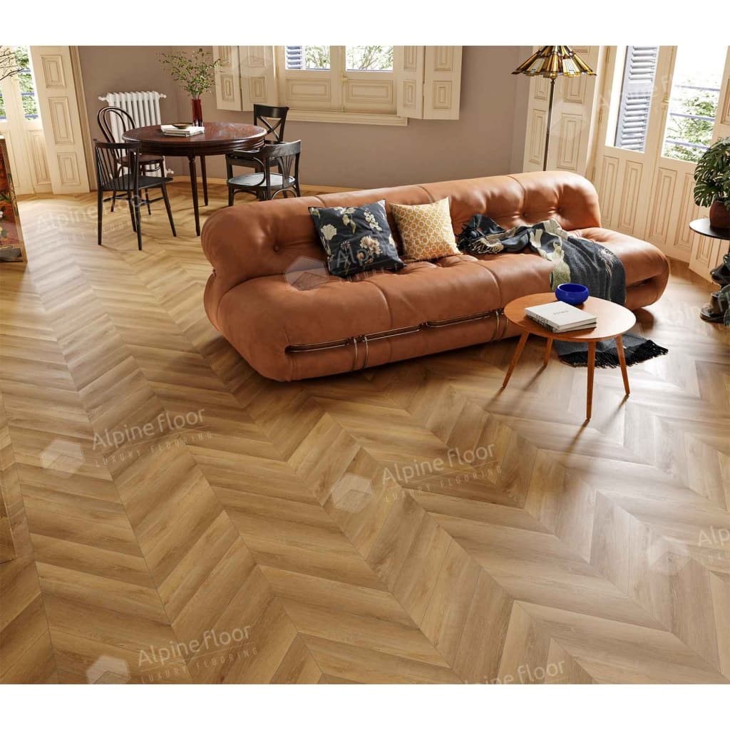 Кварц-виниловая плитка Alpine Floor Eco 18-18 Баварский Лес Chevron
