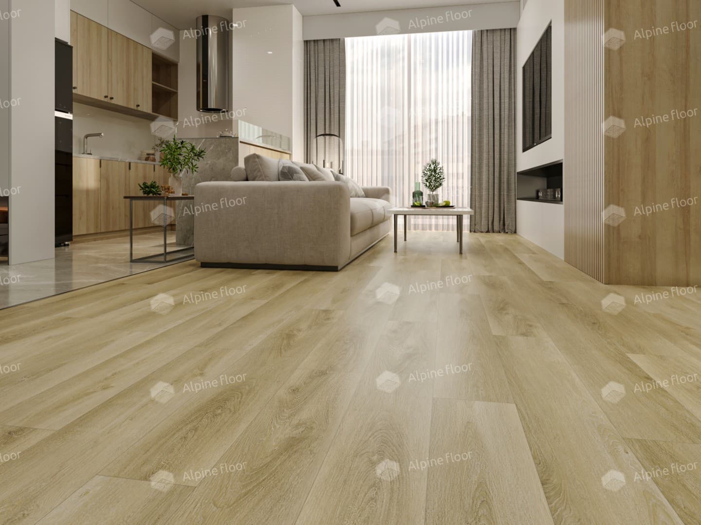 Кварц-виниловая плитка Alpine Floor Баварский Лес Eco 9-12