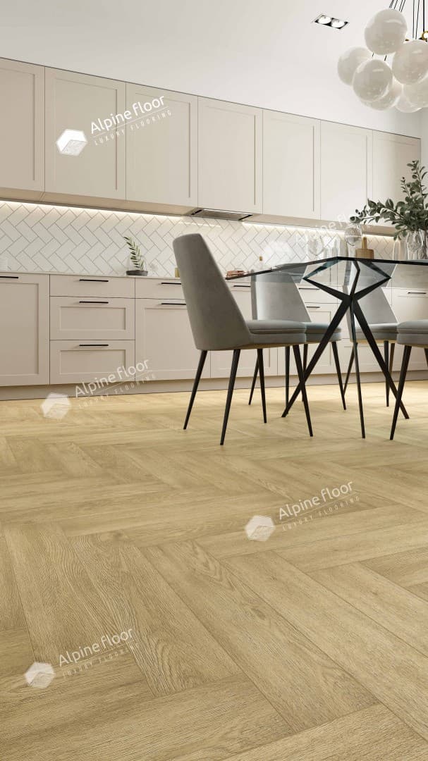 Кварц-виниловая плитка Alpine Floor Дуб Ваниль Селект Eco 13-3