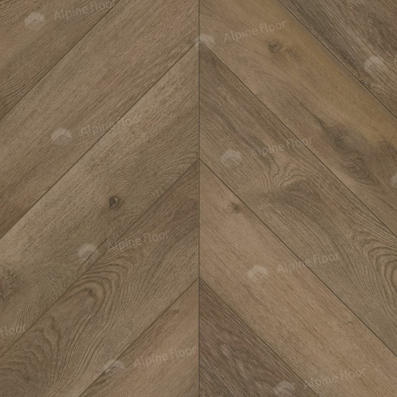 Виниловая плитка Alpine Floor Eco 20-4 Дуб Насыщенный Chevron